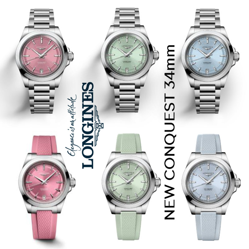 Nuovi Conquest 34mm Longines